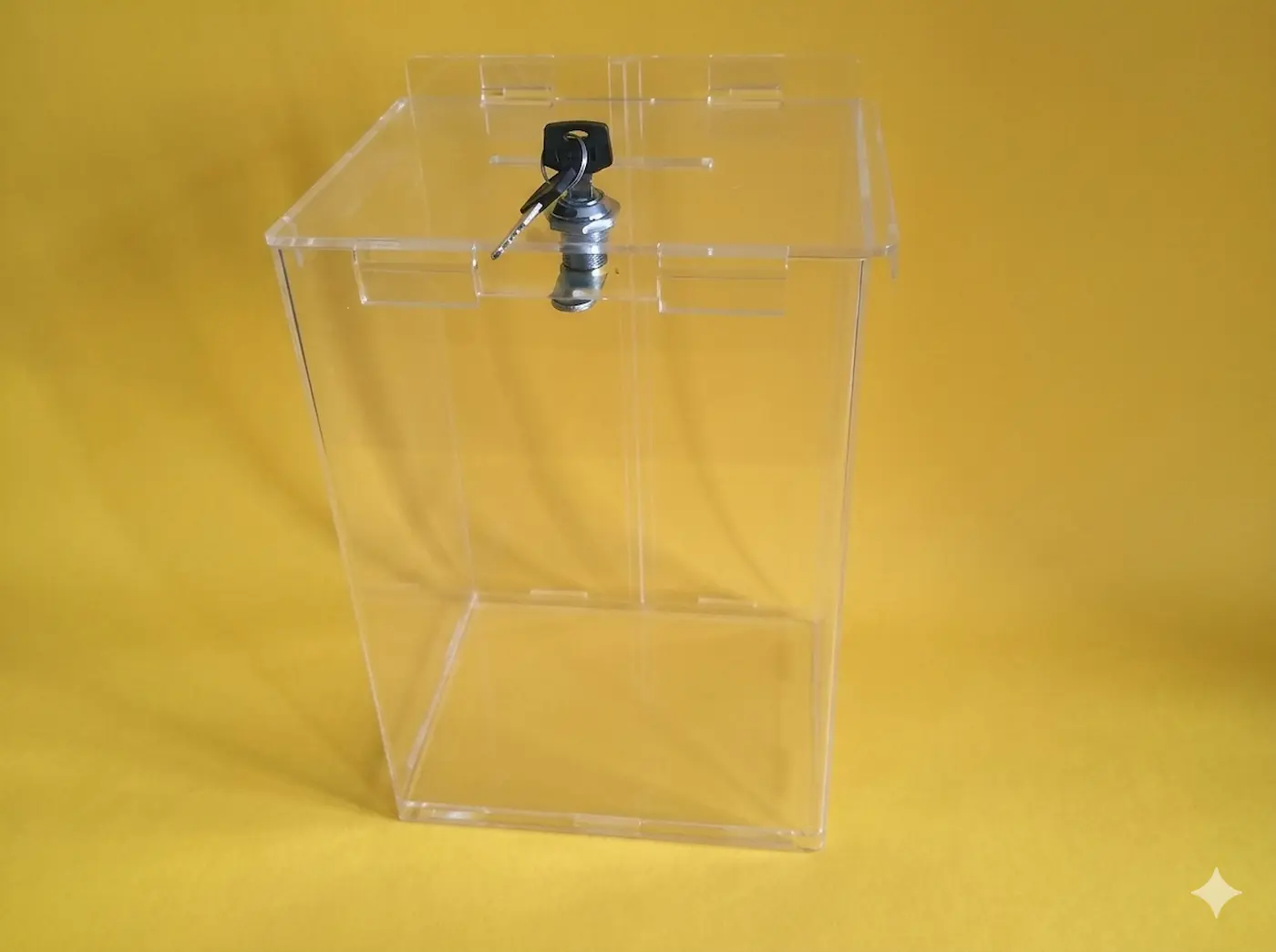 Короби та ящики з акрилу на замовлення — урни, скриньки, контейнери