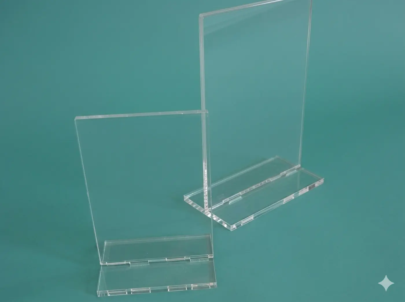 Менюхолдер А4 з акрилу в інтер'єрі ресторану — підставка під меню